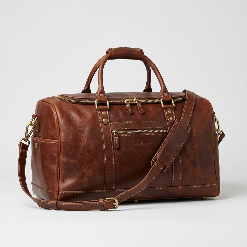 Executive Cognac Briefcase