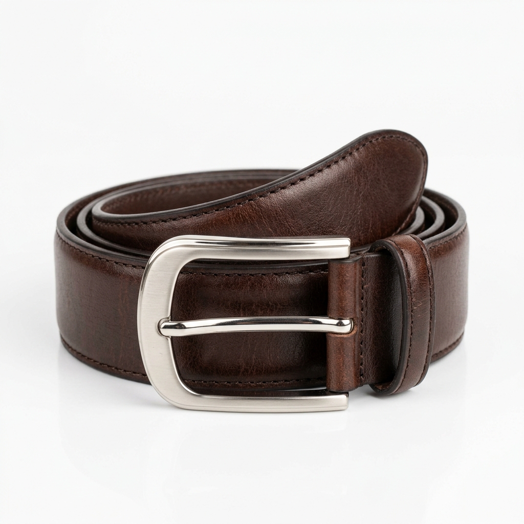 Premium Brown Leather Belt